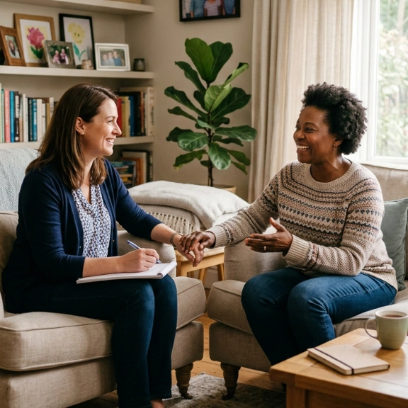Care Coordinator supporting a foster parent