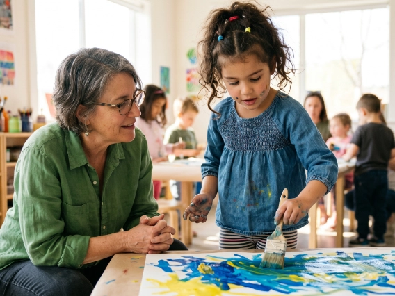 Dedicated All Kids First care coordinator providing one-on-one guidance to a Houston foster family